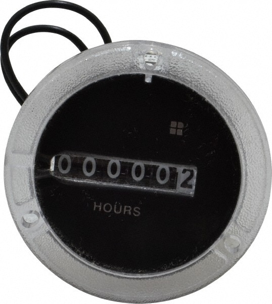 Trumeter 710-0002 6 Digit Wheel Display Hour Meter Image