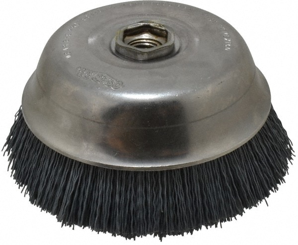 Osborn 3213300 Cup Brush: 6" Dia, Silicon Carbide, Straight 