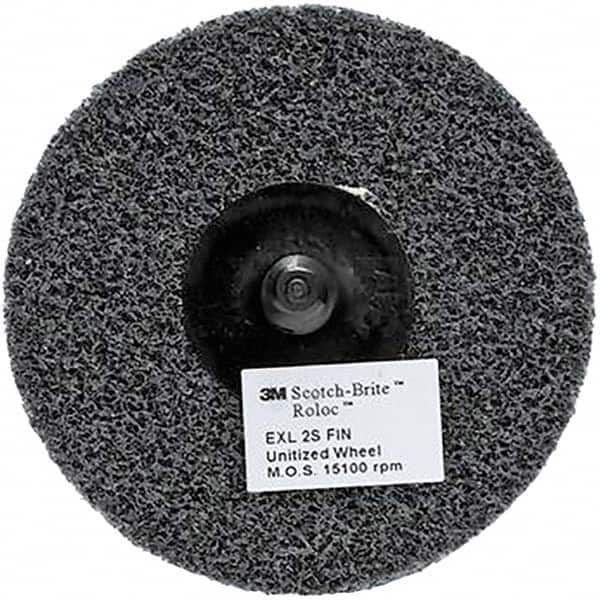 Quick-Change Disc: Roloc TR, 2" Disc Dia, Silicon Carbide, Non-Woven
