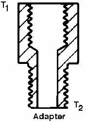 Trico FE-1013M 1/8 x 1/8 Thread, Central Lubrication System Fitting Image