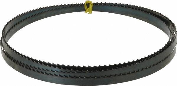 Welded Bandsaw Blade: 12 6" Long, 0.025" Thick, 4 TPI 