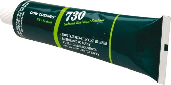 Joint Sealant: 3.04 oz Tube, White, RTV Silicone