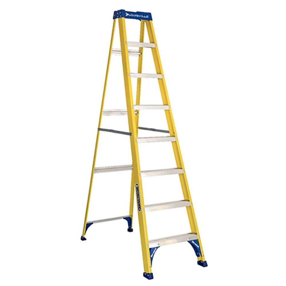 Louisville FS2008 7-Step Ladder: Fiberglass, Type I 