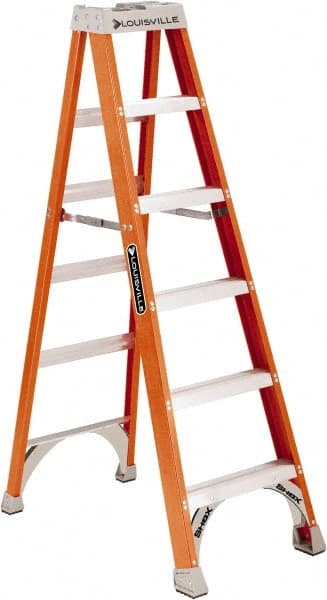 Louisville FS1512 11-Step Ladder: Fiberglass, Type IA 