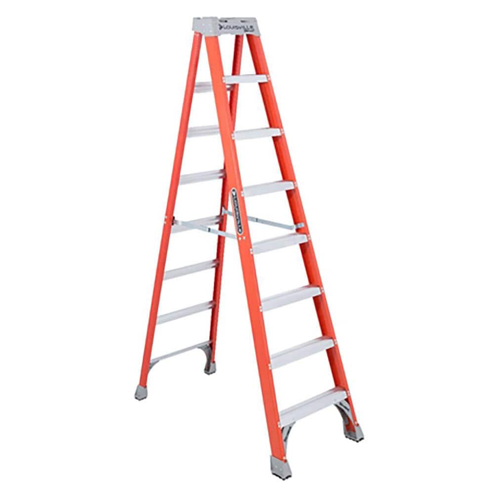 Louisville FS1508 7-Step Ladder: Fiberglass, Type IA 