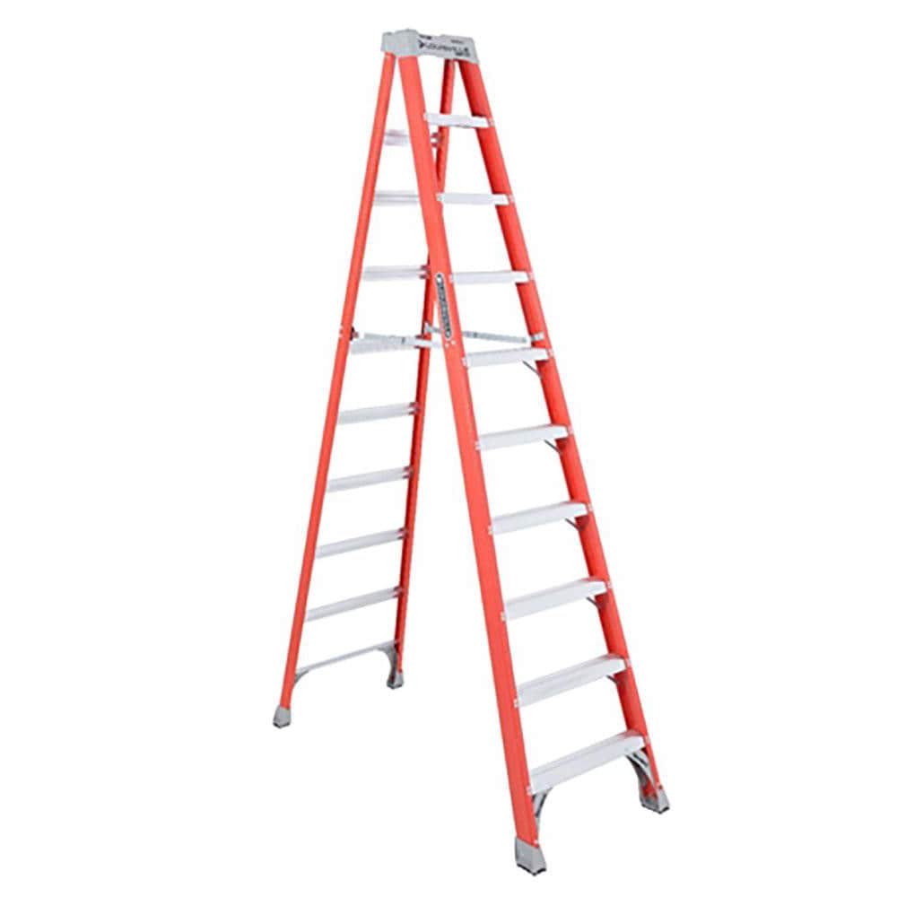 Louisville FS1510 9-Step Ladder: Fiberglass, Type IA 