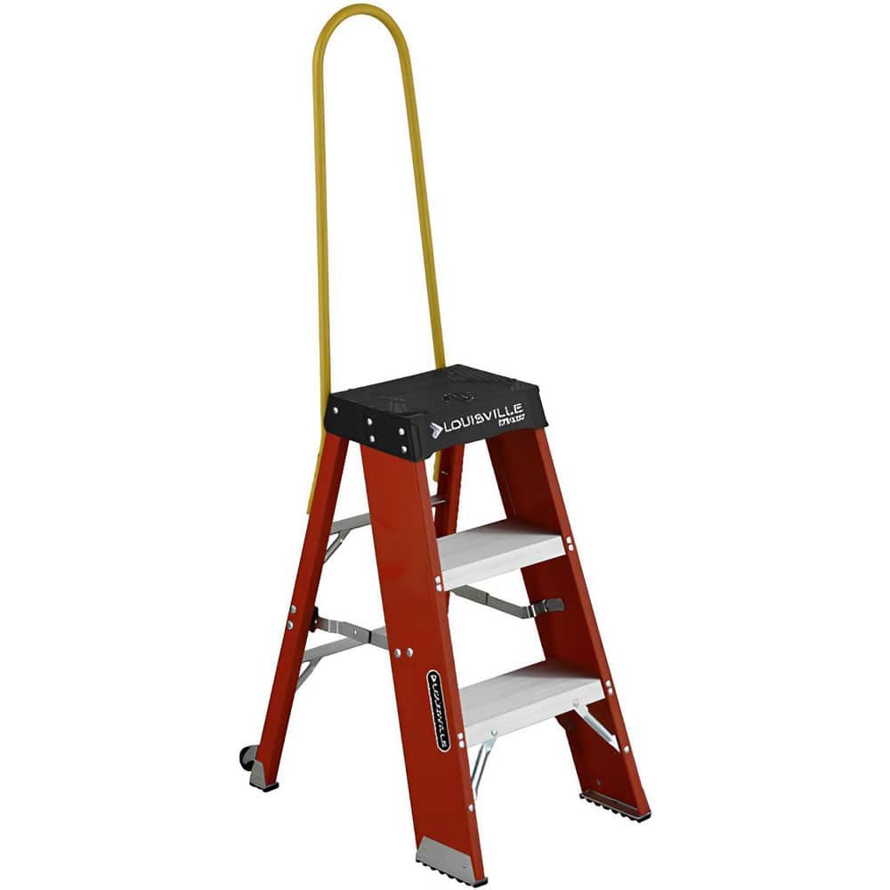 1-Step Fiberglass Step Ladder: Type IA, 13" High