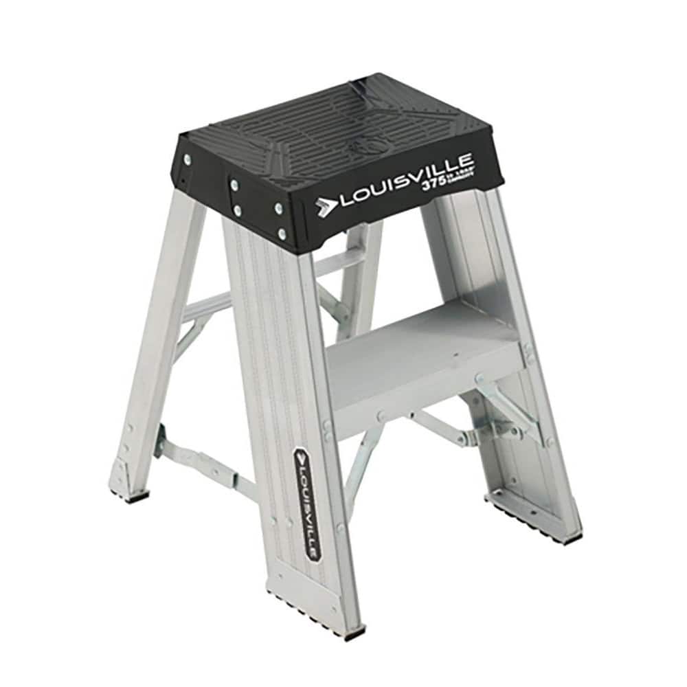 2-Step Aluminum Step Ladder: Type IA, 22-3/4" High