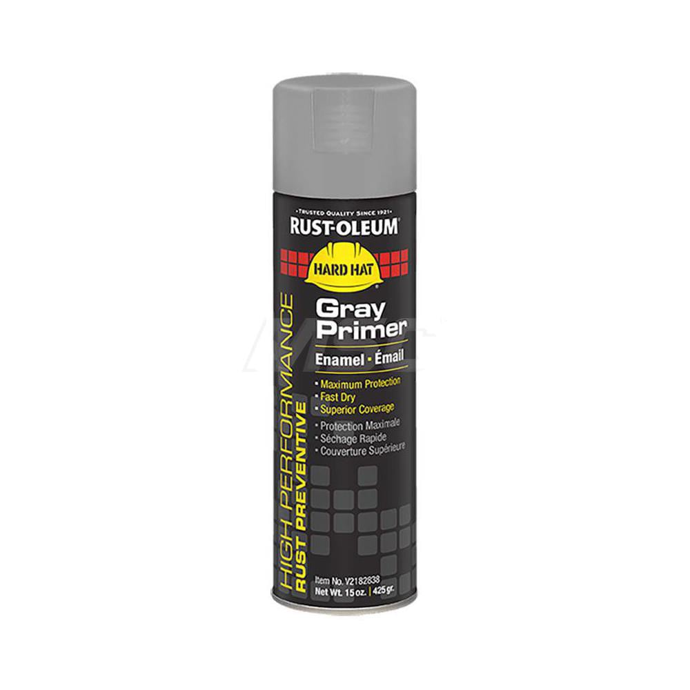 Rust-Oleum - 15 oz Flat Gray Enamel Spray Primer - 00240846 - MSC ...