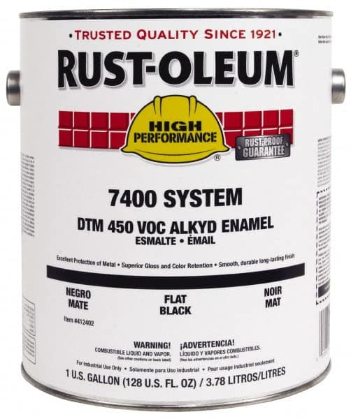 Rust-Oleum 1282402 Industrial Enamel Paint: 10 gal, Gloss, Forest Green 