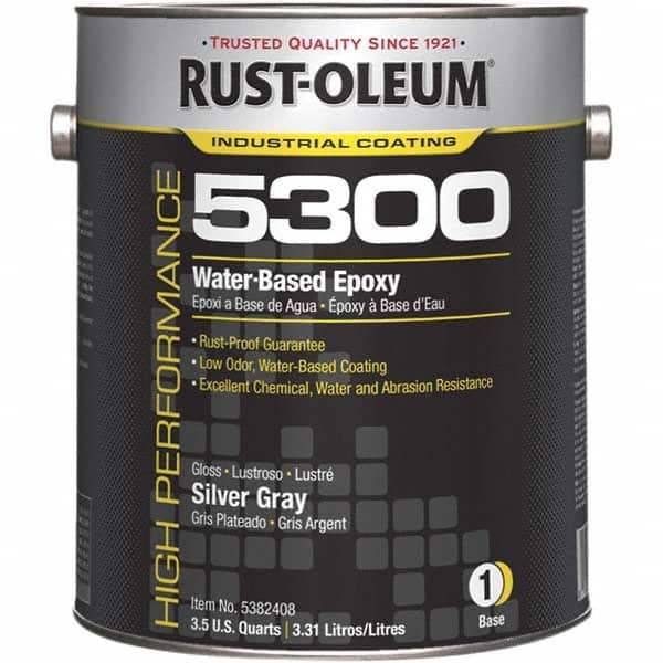 Rust-Oleum 5382408 Protective Coating: 1 gal Can, High Gloss Finish, Gray & Silver 