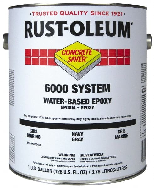 Rust-Oleum 6086408 Protective Coating: 1 gal Can, High Gloss Finish, Gray 