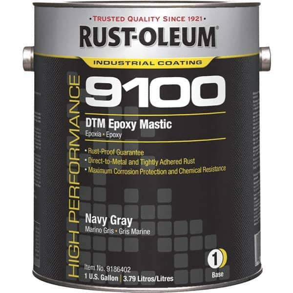 Rust-Oleum 9186402 Protective Coating: 1 gal Can, Gloss Finish, Gray 
