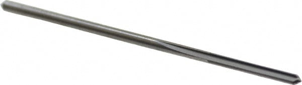 Chucking Reamer: 1/16" Dia, 1-1/2" OAL, 3/8" Flute Length, Straight Flute, Straight Shank, Solid Carbide