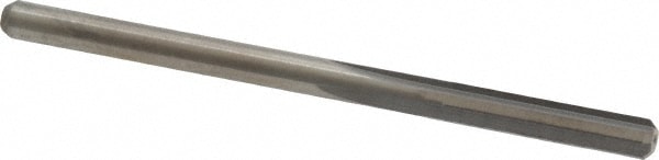 Chucking Reamer: 5/32" Dia, 2-1/2" OAL, 3/4" Flute Length, Straight Flute, Straight Shank, Solid Carbide