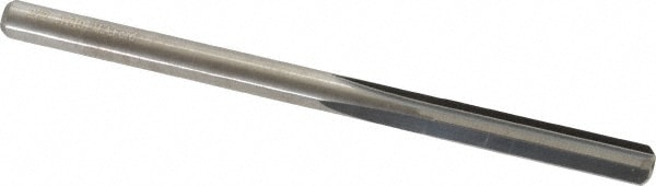 Chucking Reamer: 11/64" Dia, 2-3/4" OAL, 7/8" Flute Length, Straight Flute, Straight Shank, Solid Carbide