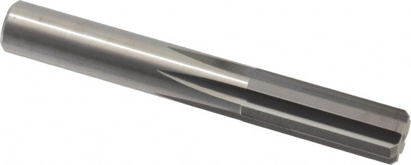 Chucking Reamer: 9/16" Dia, 4" OAL, 1-1/2" Flute Length, Straight Flute, Straight Shank, Solid Carbide