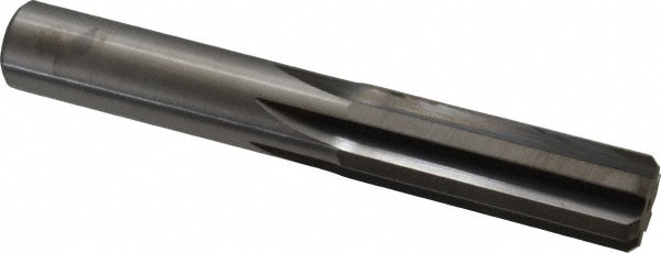 M.A. Ford. 27259380 Chucking Reamer: 19/32" Dia, 4" OAL, 1-3/4" Flute Length, Straight Shank, Solid Carbide Image