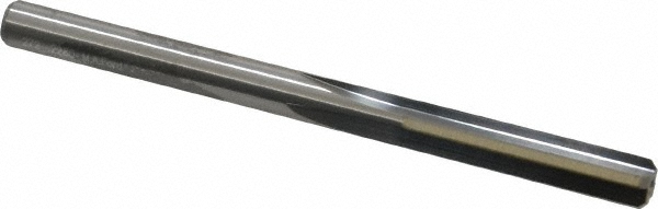 Chucking Reamer: #1, 3" OAL, 1" Flute Length, Straight, Straight-Cylindrical, Solid Carbide - 4 Flutes, Right Hand Cutting Direction, Series 272