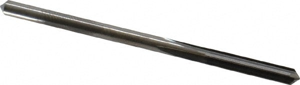 M.A. Ford. 27211600 Chucking Reamer: 0.116" Dia, 2-1/4" OAL, 5/8" Flute Length, Straight Shank, Solid Carbide 