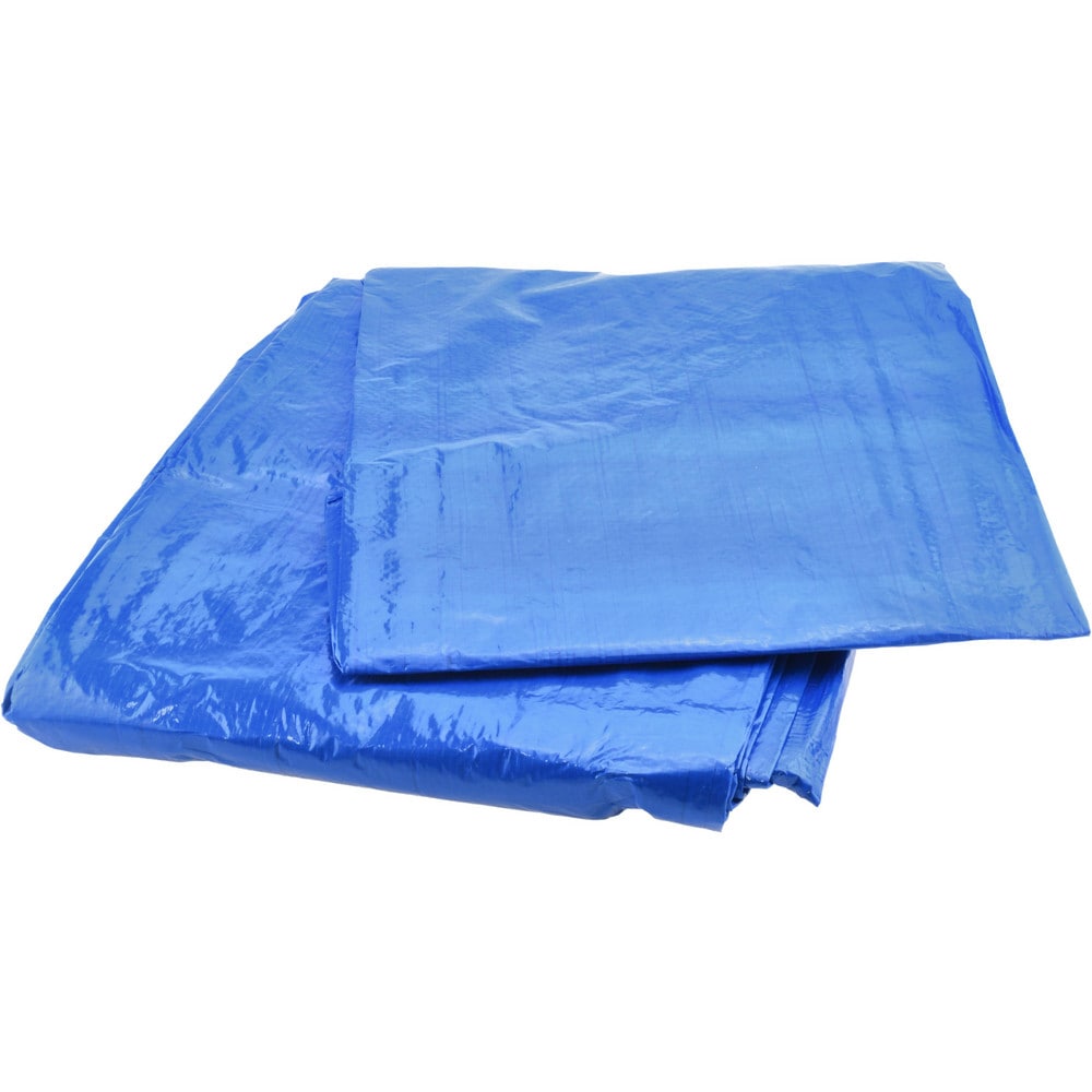 Tarp/Dust Cover: Blue, Rectangle, Polyethylene, 24' Long x 18' Wide