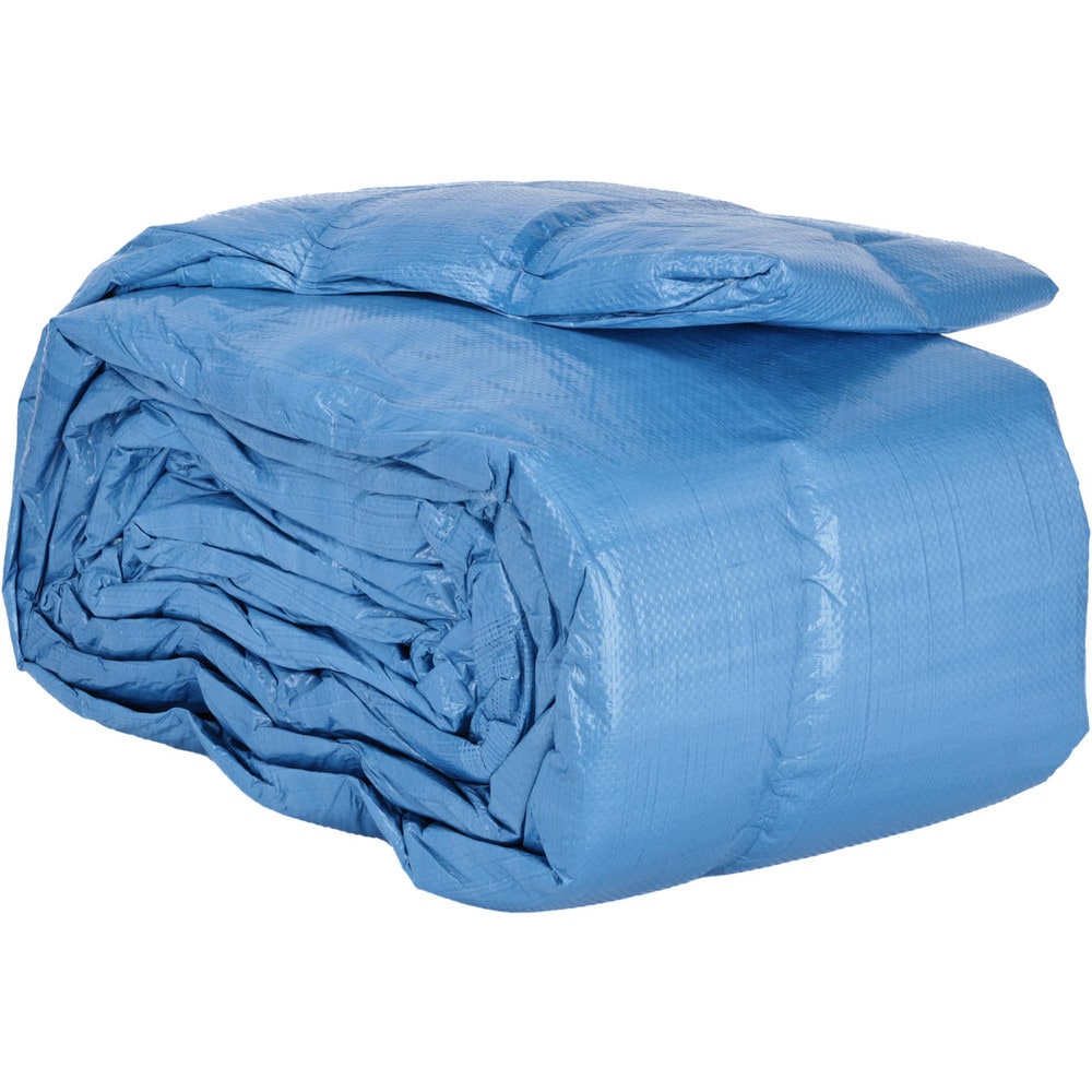 Tarp/Dust Cover: Blue, Rectangle, Polyethylene, 60' Long x 40' Wide
