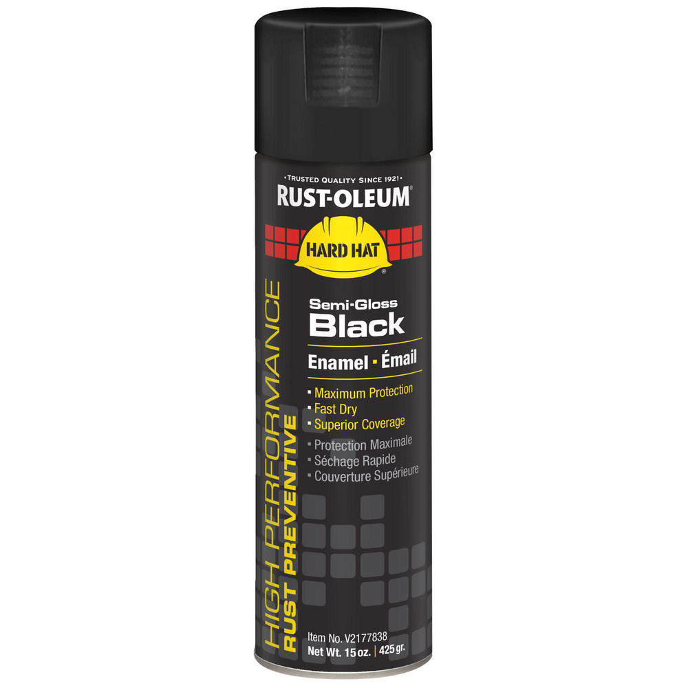 Rust-Oleum - Rustproof Enamel Spray Paint: Yellow, Fluorescent, 14