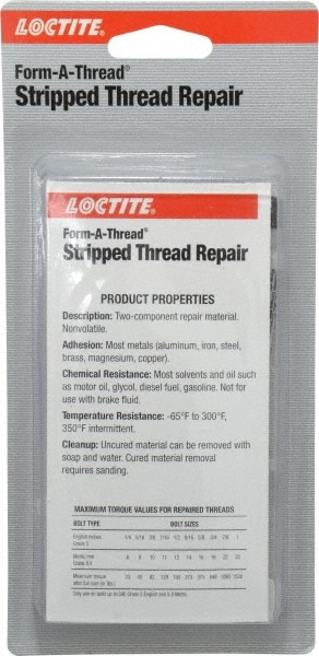 LOCTITE 236382 Threadlocker: Blue, Liquid, 48 mL, Syringe 