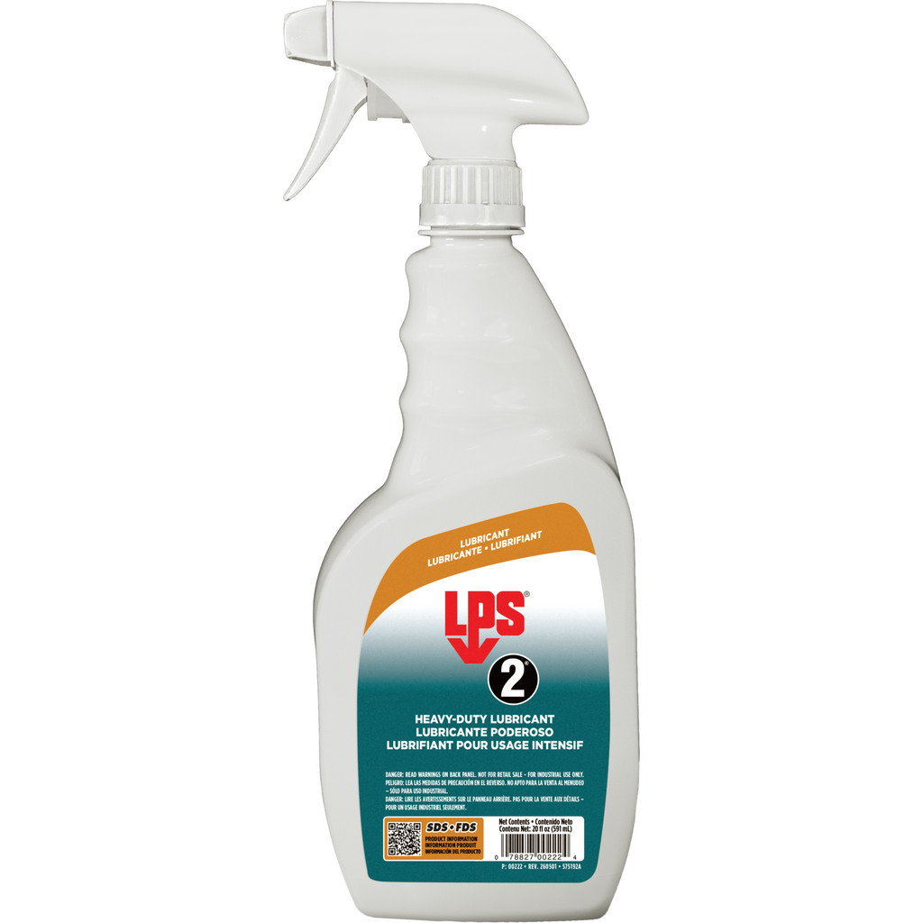 General Purpose Lubricant, 20 oz, Trigger Spray Bottle, Mineral Oil Base, 350 Degrees F Max Op Temp, Brown, 2 Heavy-Duty Series