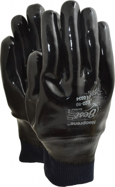 Omcan - Black Heavy-Duty Heat-Resistant Neoprene Pair of Gloves - Safe to  932° F