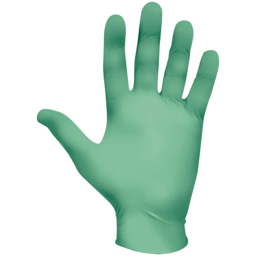 Disposable Gloves: Large, 5 mil Thick, Latex-Coated, Latex, Powdered, Industrial Grade