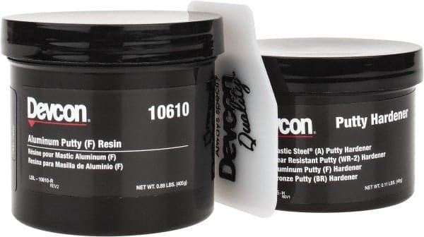 Devcon 10610 Two-Part Epoxy: 1 lb, Pail Adhesive 
