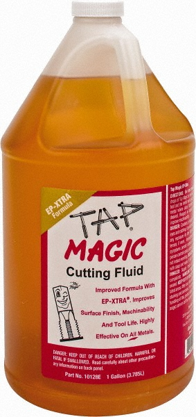Cutting & Tapping Fluid: Tap Magic EP-Xtra, 1 gal Bottle - For Ferrous & Non-Ferrous Metal