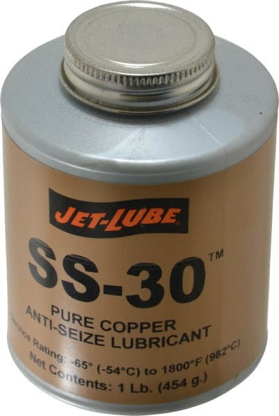 Jet-Lube 12504 High Temperature Anti-Seize Lubricant: 1 lb Can 