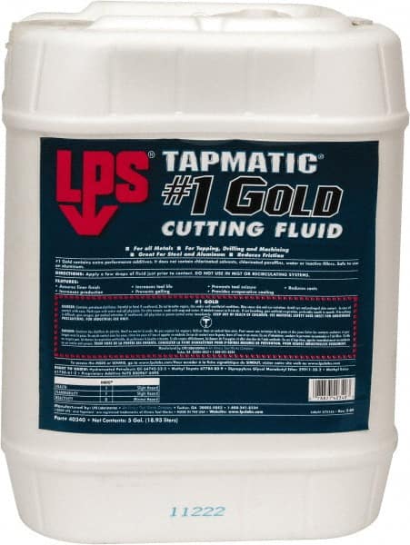 LPS 40340 Cutting & Tapping Fluid: 5 gal Pail 