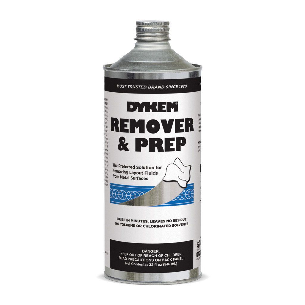 Dykem Layout Fluid Remover Spray - 16 Oz Aerosol Can (82038) For Cleaning Marking Dye