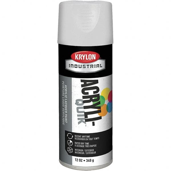 Lacquer Spray Paint: White, Gloss, 16 oz