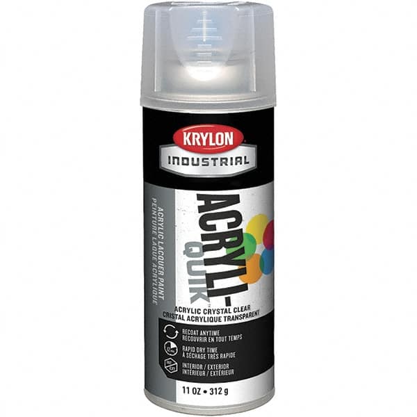 Vintage KRYLON Crystal Clear - 1301 Acrylic spray paint can Borden, Inc