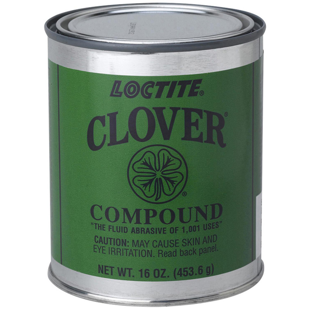 Loctite | Clover CLOVER ® Silicon Carbide Grease, 5A 800 Grit, 1 lb Can - Easy-to-use industrial machining compound for a smooth, flat surface |