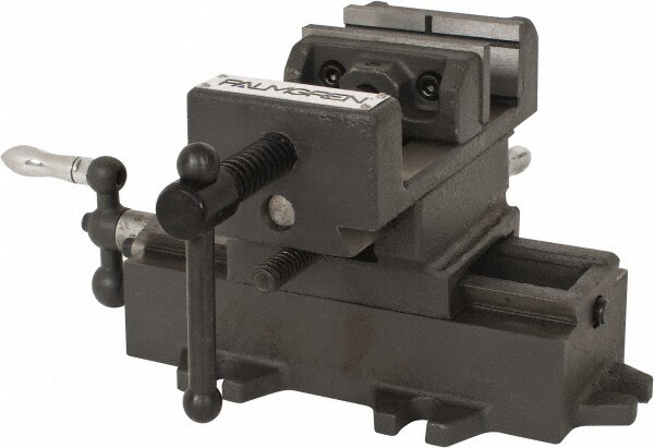 3" Jaw Opening Capacity x 1-3/8" Throat Depth, Horizontal Drill Press Vise