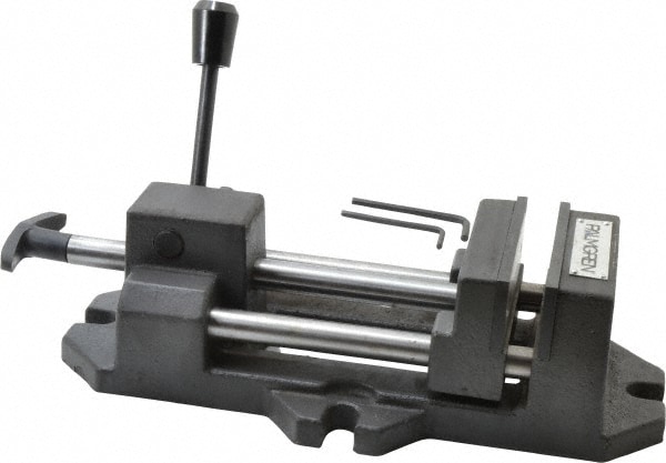 Drill Press Vises; Jaw Width (Inch): 4; Jaw Width: 4 in; Jaw Opening Capacity (Decimal Inch): 4 in; Jaw Opening Capacity (Inch): 4; Throat Depth (Decimal Inch): 1.3750; Throat Depth (Inch): 1-3/8; Orientation Type: Horizontal; Base Motion Type: Stationary