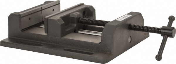 8" Jaw Opening Capacity x 2" Throat Depth, Horizontal Drill Press Vise