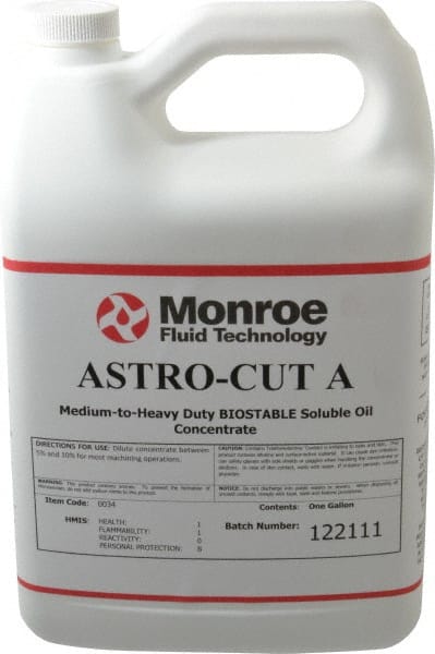 Monroe Fluid Technology 0034-1-104 Cutting & Grinding Fluid: 1 gal Bottle 