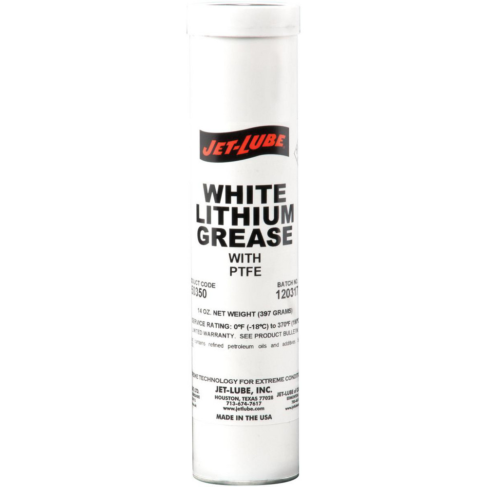 General Purpose Grease: 14 oz Cartridge, Lithium with Polytetrafluroethylene
