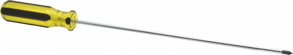 Stanley #1, 13-3/4" OAL, Standard Phillips Screwdriver - 10" Blade Length, Round Shank, Acetate Handle | Part #64-171-A