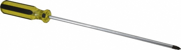 Stanley #2, 14-1/2" OAL, Standard Phillips Screwdriver - 10" Blade Length, Round Shank, Acetate Handle | Part #64-172-A