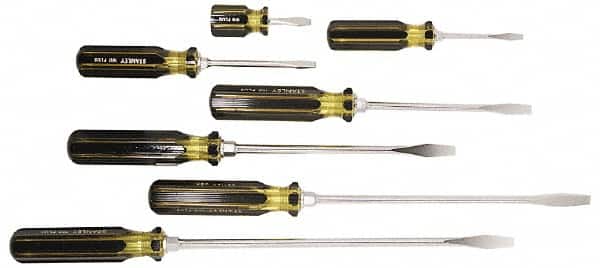 Stanley 66-157-A Screwdriver Set: 7 Pc, Slotted 