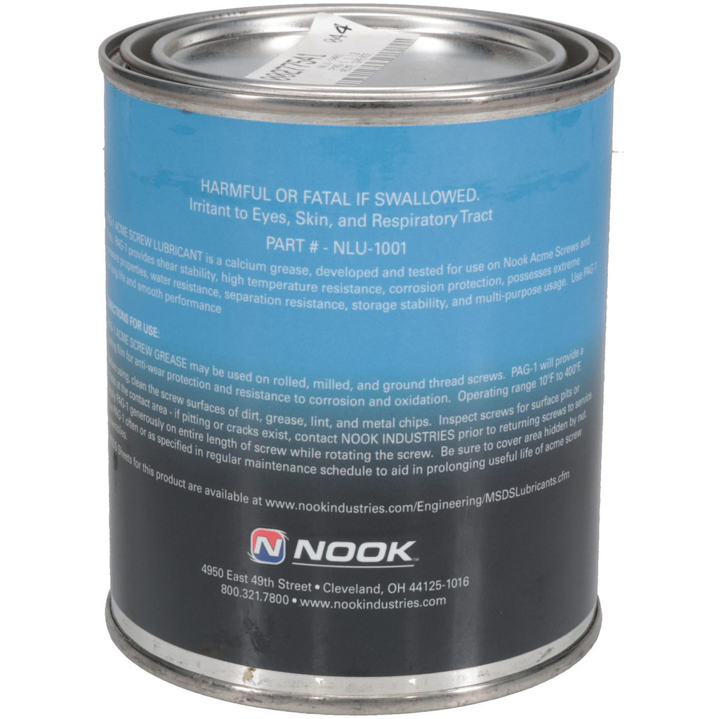 Nook Industries - Extreme Pressure Grease: 1 lb, Synthetic | MSC