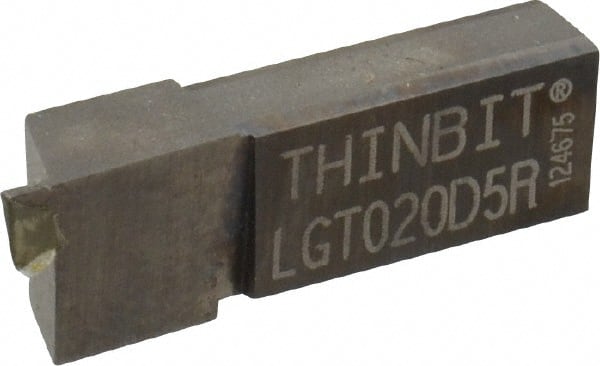Grooving Insert: LGT020 Dura-Max 5000, Solid Carbide