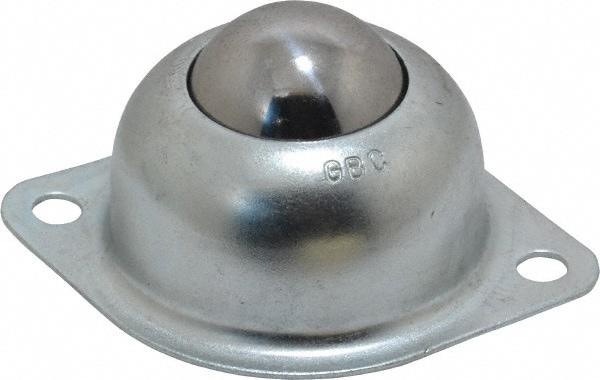 Hudson Bearing - Ball Transfer: 25.4 mm Ball Dia, Carbon Steel